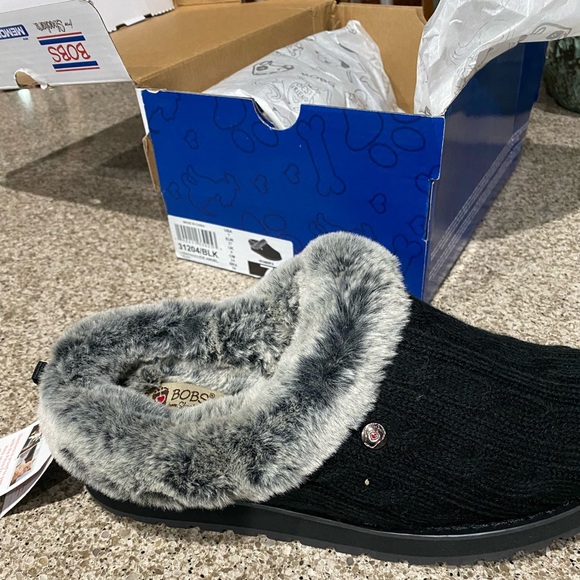 Skechers Shoes Sketcher Bobs Ladies Slippers Memory Foam New In Box